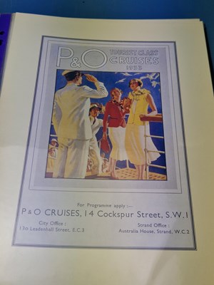 Lot 38 - Menus - Oriana - Luncheon 1sr Marchm 2nd March...