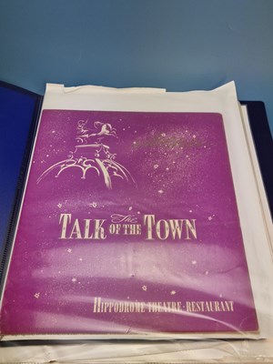 Lot 40 - Menus - A group pertaining to Vintage - actual...