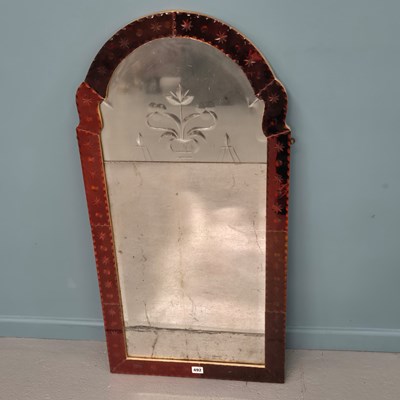 Lot 492 - An unusual antique and later etched glass...