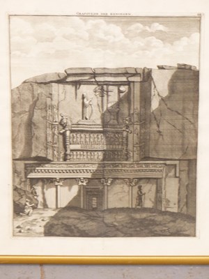 Lot 1183 - Five 18th Century topographical prints of...
