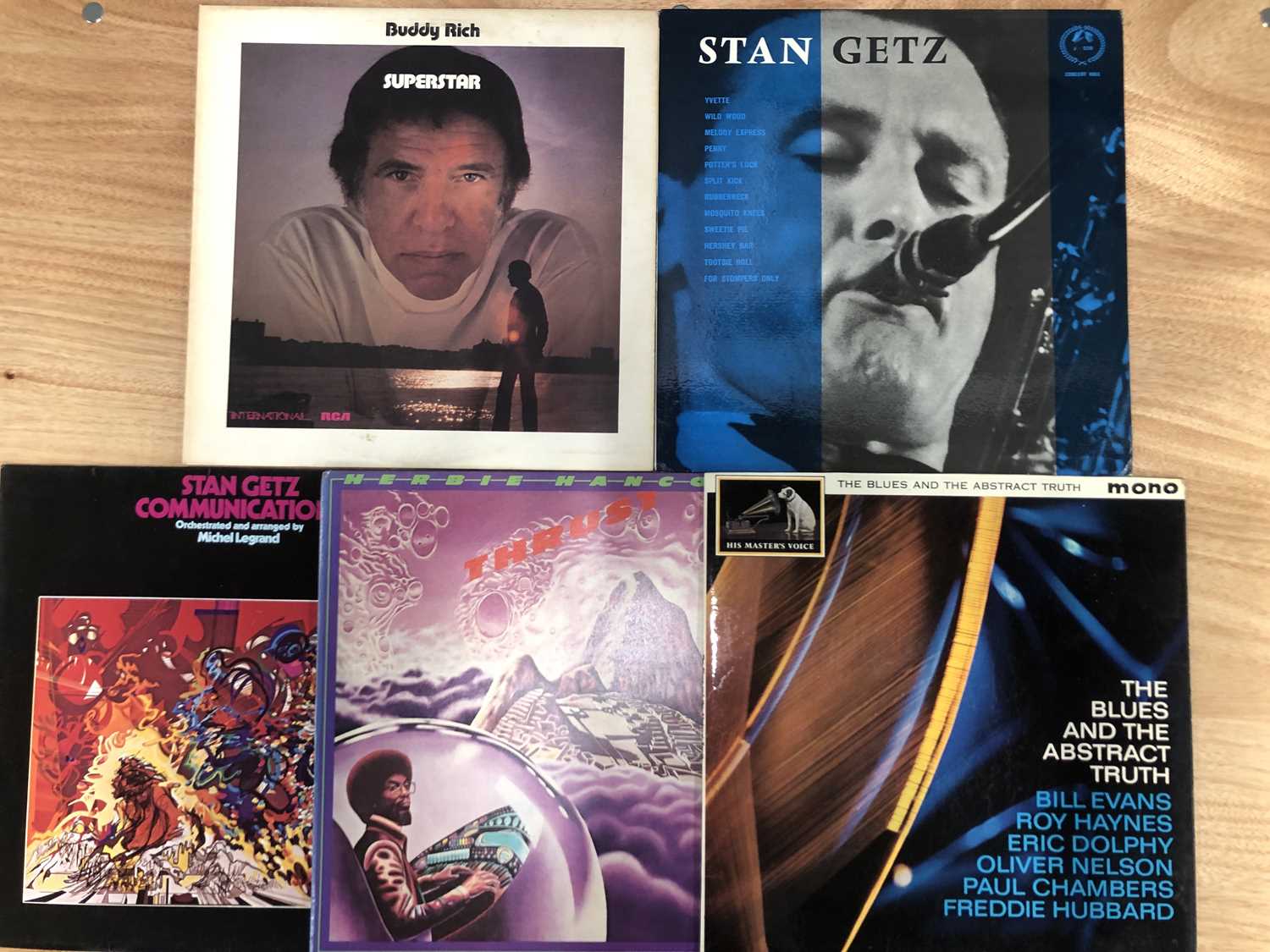 Lot 14 - Jazz - 5 LP Records; Oliver Nelson - The Blues...