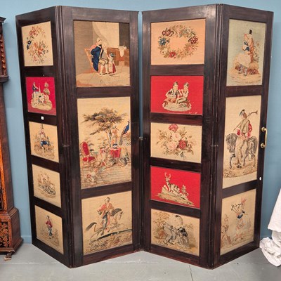 Lot 523 - Two similar Victorian rosewood and simulated...