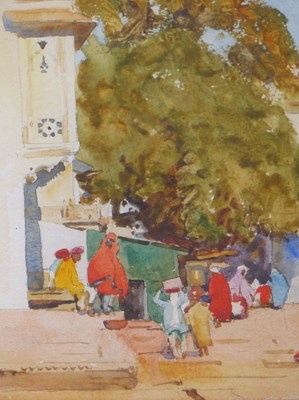 Lot 544 - K.H. Kitson (1873-1947) A North African street...