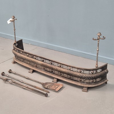 Lot 511 - An early 19th Century pierced steel 'D' form...