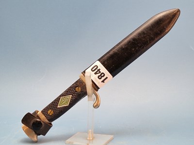 Lot 1840 - Two Solingen daggers and sheaths, the diced...