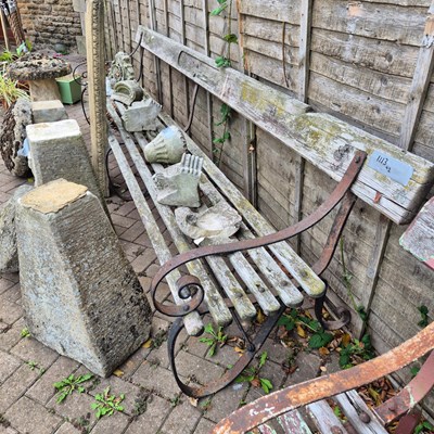 Lot 1113 - A pair of very large antique Railway station...