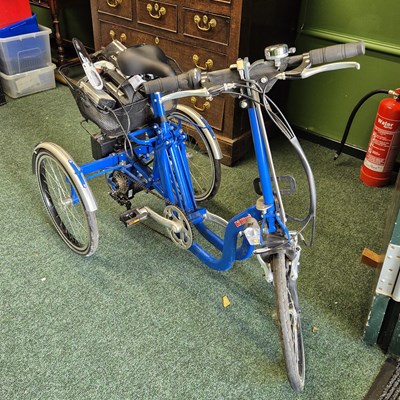 Lot 1142 - A Di Blasi folding electric assist tricycle...