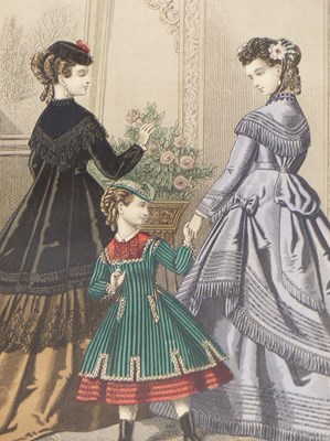 Lot 789 - Fourteen late 19th century French costume...