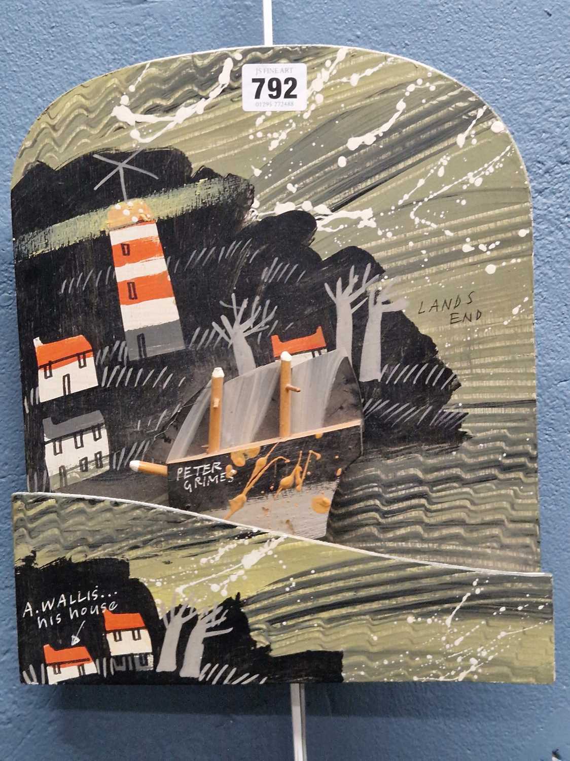 Lot 792 - John Maltby (1936-2020), a painted wooden...