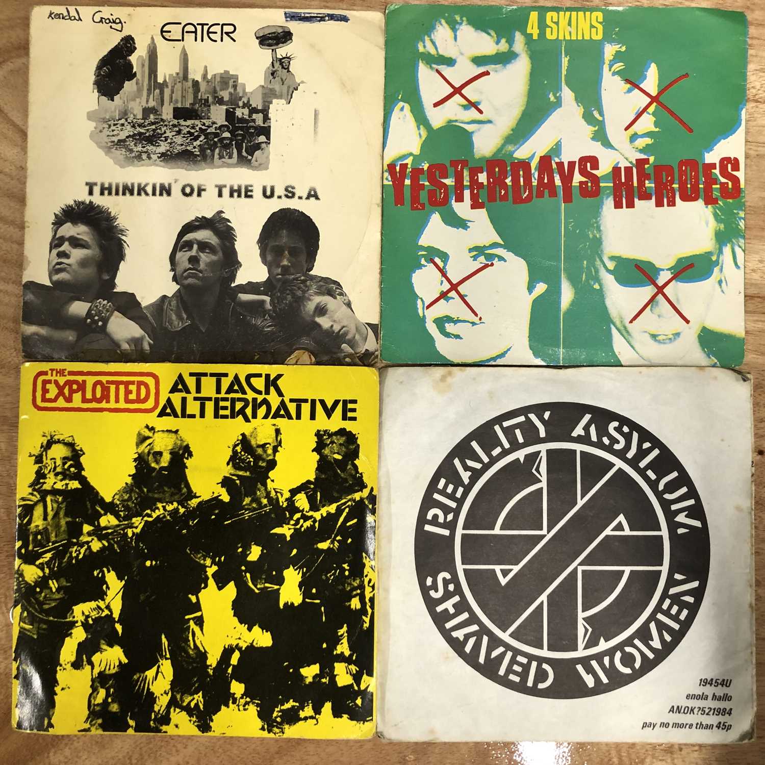 Lot 23 - Punk/Rock/Pop - Approx 120 x 7" Single Records;...