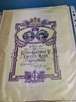 Lot 58 - Menus - A group pertaining to World War II...