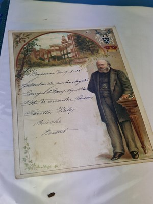 Lot 61a - Historical advertising menus, to include...