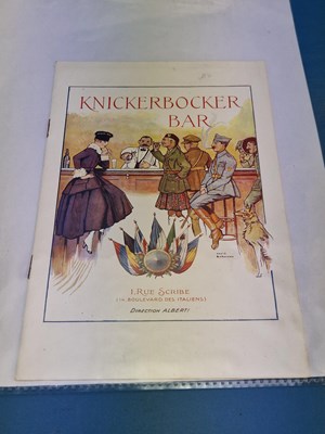 Lot 65a - Menus/Ephemera - A group pertaining to First...