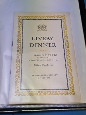 Lot 69 - Menus/Ephemera - A group pertaining to the...