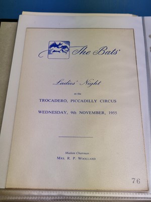 Lot 71 - Menus/Ephemera - A group pertaining to...