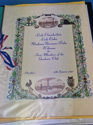 Lot 72 - Menus/Ephemera - A group pertaining to Clubs...