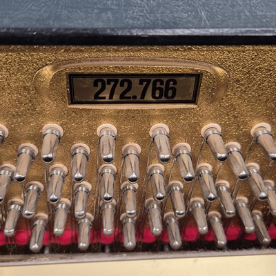 Lot 1796 - A Vintage Schimmel 272-786 upright piano with...