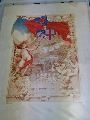 Lot 79 - Menus/Ephemera - A group pertaining to...