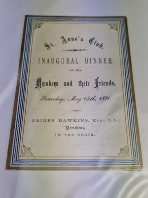 Lot 84 - Menus/Ephemera - A group pertaining to...