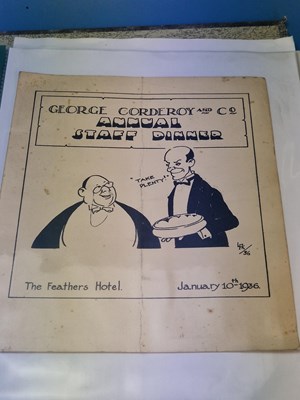 Lot 89 - Menus/Ephemera - A group pertaining to Hotels...
