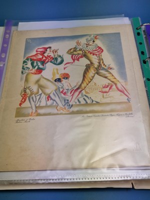 Lot 93 - Menus/Ephemera - A group pertaining to Foreign...