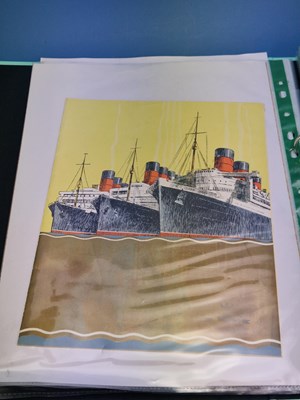 Lot 95A - Menus/Ephemera - A group pertaining to Queen...