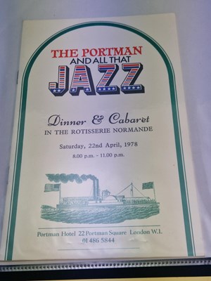 Lot 99a - Menus/Ephemera - A group pertaining to 1970s...
