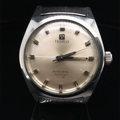 Lot 1241 - A vintage gents Tissot automatic Seastar T.12...