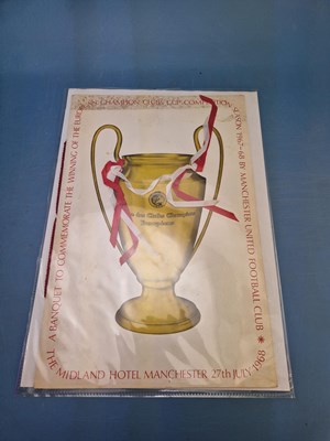 Lot 102A - Menus/Ephemera - A Banquet to Commemorate the...