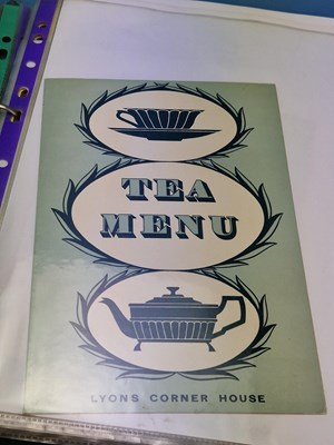 Lot 117 - Menus/Ephemera - A group pertaining to J....