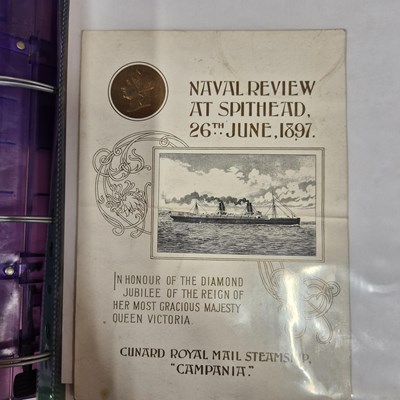 Lot 118C - Menus/Ephemera - A group pertaining to...