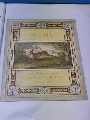 Lot 128 - Menus/Ephemera - A group pertaining to...