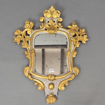 Lot 233 - An antique and later Italian painted and gilt...
