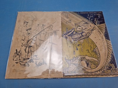 Lot 135 - Menus/Ephemera - A group pertaining to Norwich...