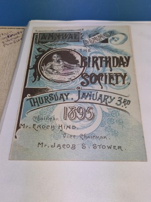 Lot 138 - Menus/Ephemera - A group pertaining to...