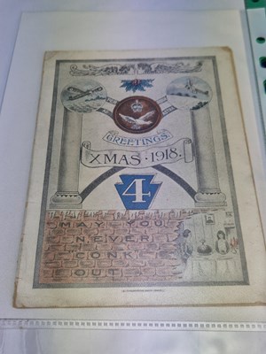 Lot 141 - Menus/Ephemera - A group pertaining to First...
