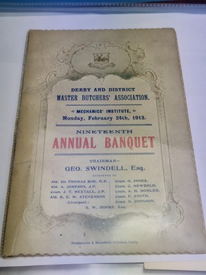 Lot 151 - Menus/Ephemera - A group pertaining to Rare...
