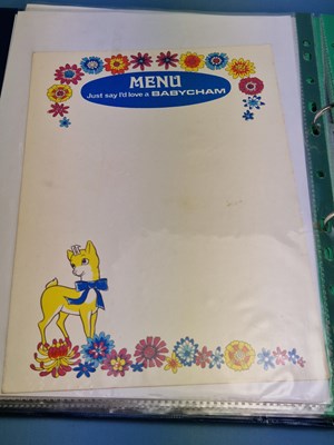 Lot 156C - Menus/Ephemera - A group pertaining to...