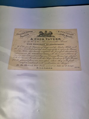 Lot 160 - Menus/Ephemera - A group pertaining to...