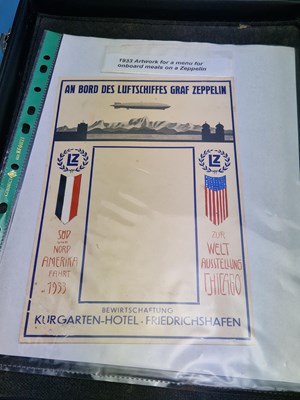 Lot 173 - Menus/Ephemera - A group pertaining to Graf...