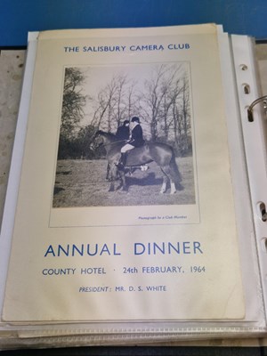 Lot 176 - Menus/Ephemera - A group pertaining to...