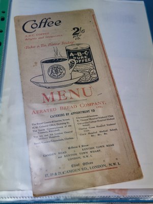 Lot 179 - Menus/Ephemera - A group pertaining to...