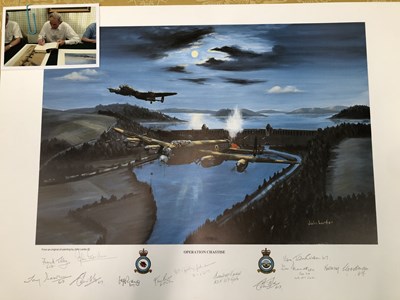 Lot 1801a - Print - Operation Chastie John Larder with 14...