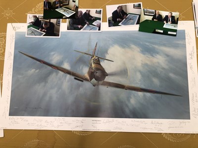 Lot 1802 - Print - Spitfire magic Gerald Coulson with...