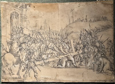 Lot 1067 - Old Master School: The Procession of Christ to...
