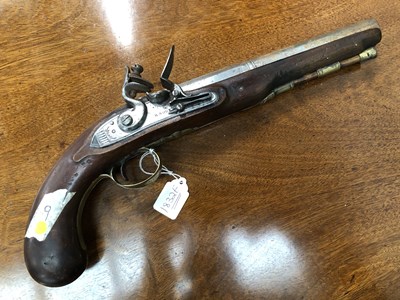 Lot 1832F - A flintlock pistol by Nock.