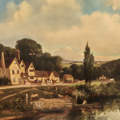 Lot 1134 - John Joseph Hughes (1827-1909). On the Severn...