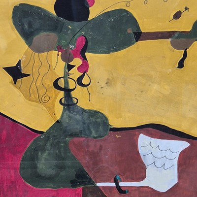 Lot 715 - Atrib. Andre Cronje (B 1956). Abstract study....