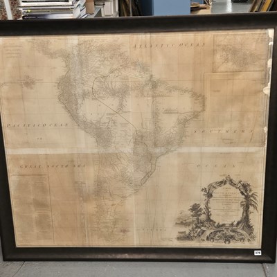 Lot 379 - Laurie and Whittle a large map of South...