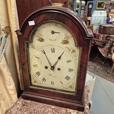 Lot 1494a - A Georgian mahogany cased Bracket clock with...